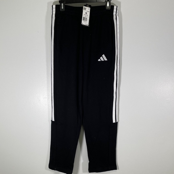 adidas Other - NWT Adidas Mens Black Multi Sport Pants with White Stripes